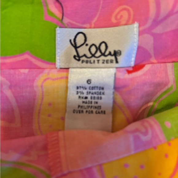 Lilly Pulitzer lemon print skirt - Picture 4 of 4